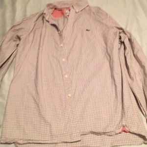 Lacoste Large Plaid Shirt